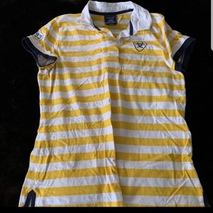 Ariat Rugby style polo shirt in Yellow